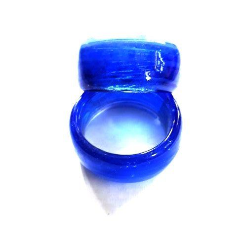Round Blue Acrylic Napkin Rings