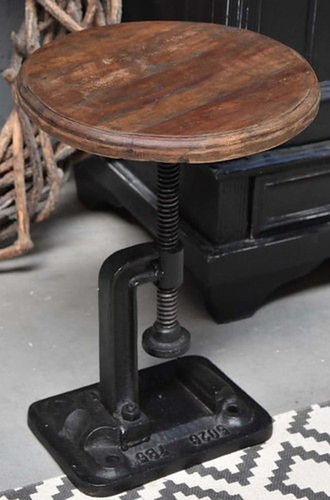 Adjustable Cast Iron Stool