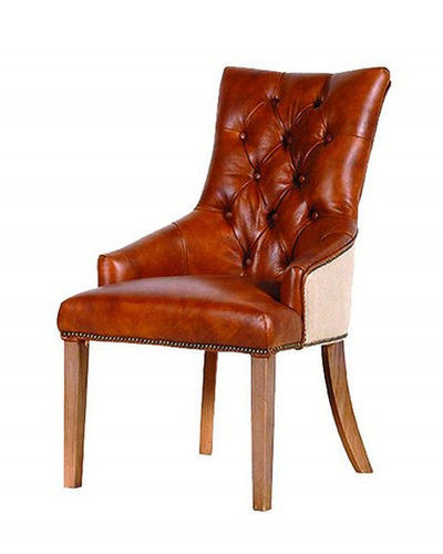 Brown Color Wooden Chair With Cushion