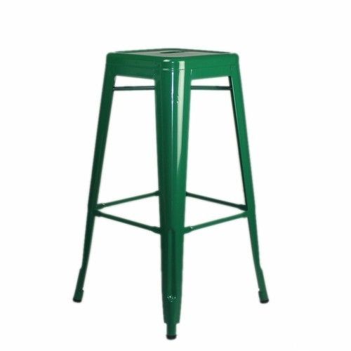 Handmade Green Iron Bar Stool