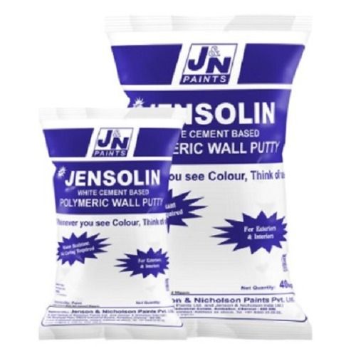 Powder Jensolin White Cement Based Polymeric Wall Putty 40 Kg