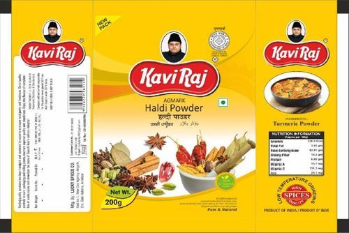 Longer Shelf Life Natural Healthy Dried Yellow Kaviraj Haldi Powder