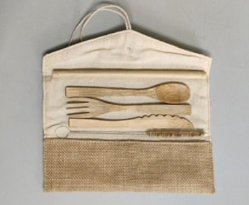 Any Natural Bamboo Spoon And Fork