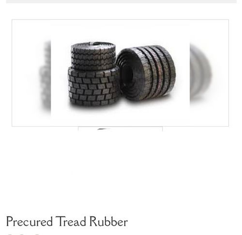 Plain Black Color Precured Tread Rubber