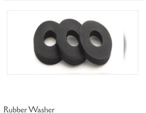 Plain Black Color Rubber Washer