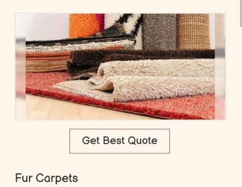 Anit Slip Plain Pattern Fancy Fur Rugs