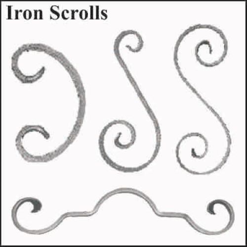 Easily Assembled Premium Wrought Iron Scrolls