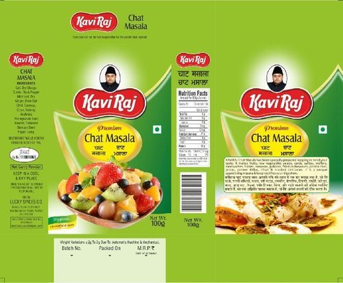 Rich In Taste Longer Shelf Life Dried Kaviraj Chaat Masala Powder