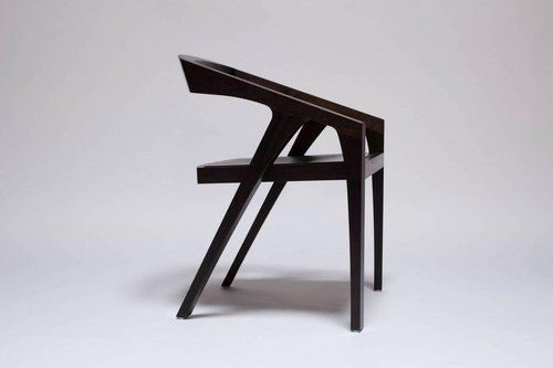 Sheesham Wood Black Color Cafe Chair