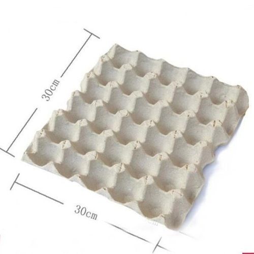 White 30X30 Cm Square Shape Paper Egg Tray