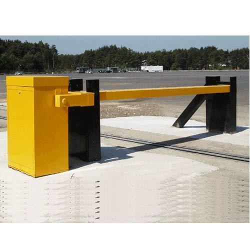 Anti Crash Boom Barrier - Optimum Quality, Automatic Parking Solution | Premium Mild Steel, Robust Design, Fine Finish, Yellow Color