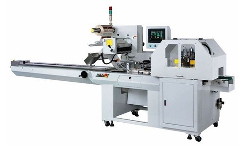 Silver Automatic 400 Mm Width Horizontal Flow Wrapping Machines