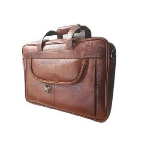 Brown Designer Pure Leather Laptop Bag