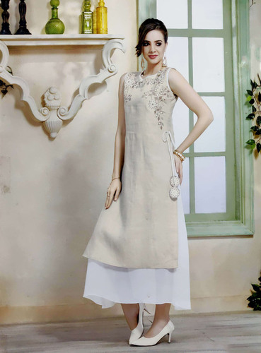 Party Wear NonStretchable Indo Western Kurtis