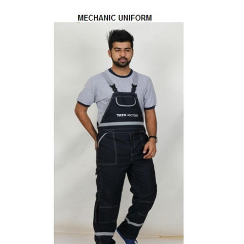 Tata Motors Mechanic Worker Uniform For Mens, Plain Pattern, Half Sleeves, Superior Quality, Soft Texture, Comfort Look, Skin Friendly