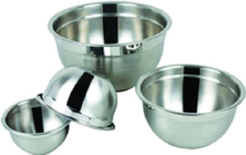 Silver Anti Rust Stainless Steel Serving Bowls