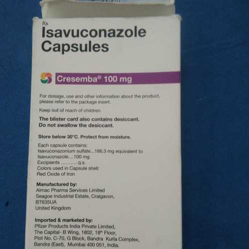 Cresemba 100Mg Capsules General Medicines