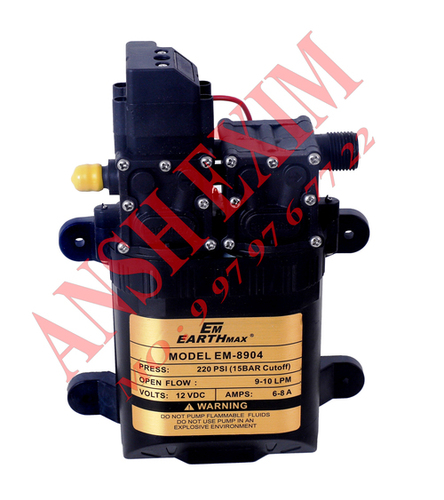 Black Knapsack Battery Sprayer Double Motor Pump