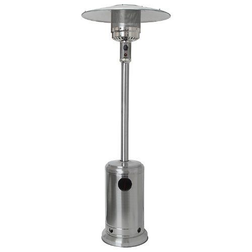 Outdoor Gas Patio Heater - Color: Silver