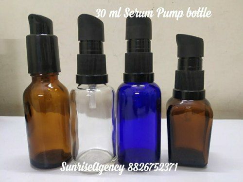 Serum Pump Glass Bottle With Pump 