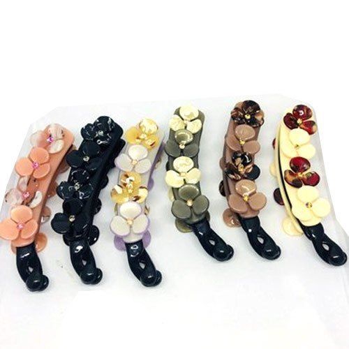 Banana Shape Plastic Hair Clip