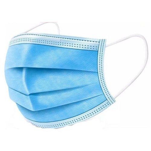 Disposable Adjustable Nose Clip 3 Ply Blue Surgical Face Mask Grade: Medical