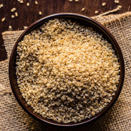 High In Protein Gluten Free Dried Organic Brown Broken Wheat Seeds
