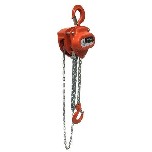 Strong Red 5 Ton Chain Pulley Block For Heavy Load Lift