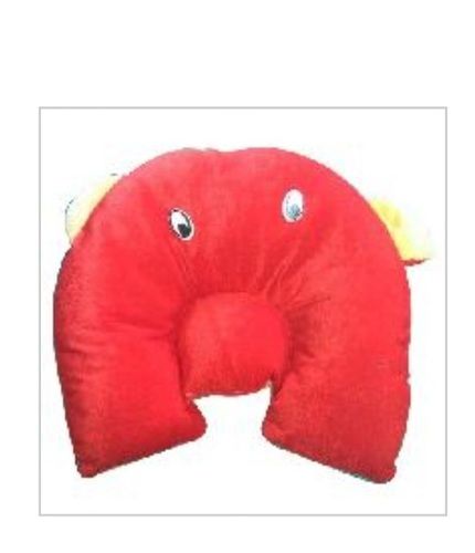 Red Color Pure Velvet Baby Pillow