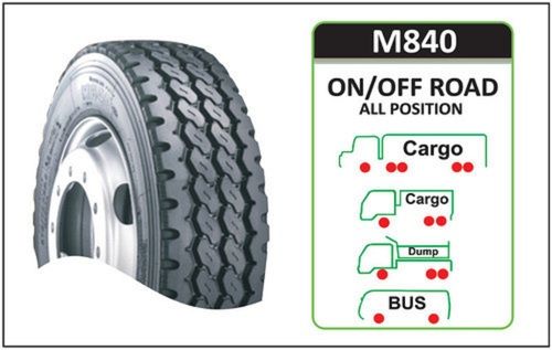 Bridgestone M840 Commercial Vehicle Rubber Tyre