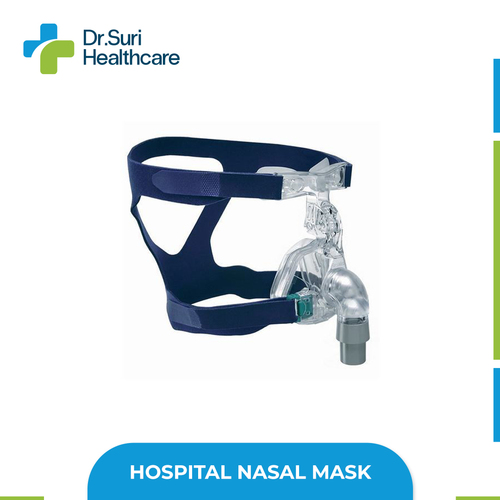 Silver Hospital Nasal Mask (Plastic)