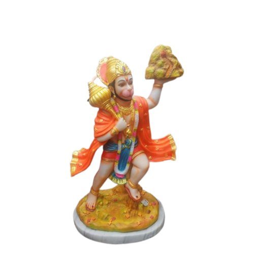 Marble Hanuman Statue (28 Inch) - Feature: Easy To Clean