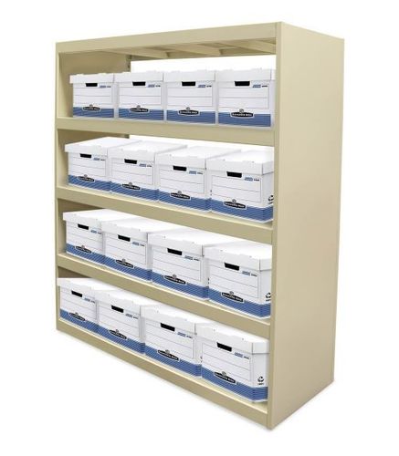 Steel Paint Coated Metal Record Storage Racks