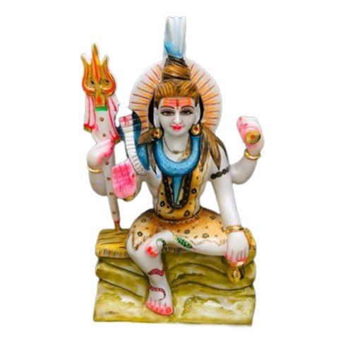 Durable Eye Catching Look Marble Shiva Statue