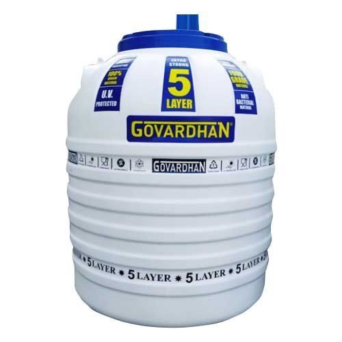 Hdpe Material Made 5 Layer 1000 Ltr. Govardhan Water Storage Tank