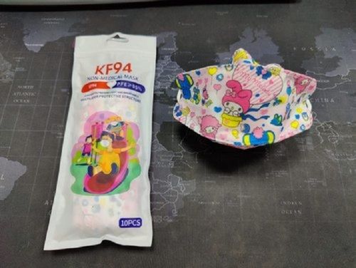 Kids Reusable N95 Printed Face Mask For Anti Pollution, Best Quality, Attractive Look, Soft Texture, Skin Friendly, Comfortable To Wear, Maximum Utility Age Group: Children