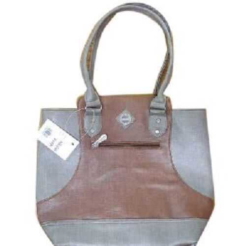 Gray & Brown Ladies Fashion Shoulder Bag