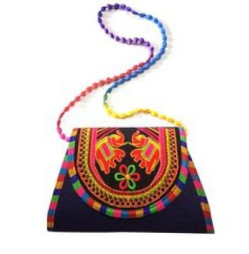 Ladies Multicolor Handmade Handbag Design: Attractive