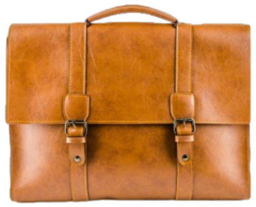 Mens Brown Pure Leather Bags Design: Attractive