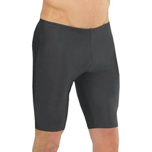 Mens Thigh Length Nylon Black Cycling Shorts