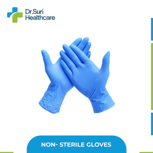 Non Sterile Gloves Blue Color