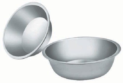 Plain Silver Color Stainless Steel Vegetable Bowl