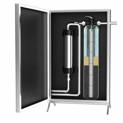 Durable Single Phase Color Coated Automatic Healthy Soft Water Filtration Plant