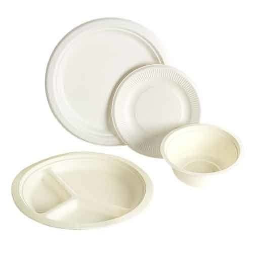 White Disposable Plate And Bowl