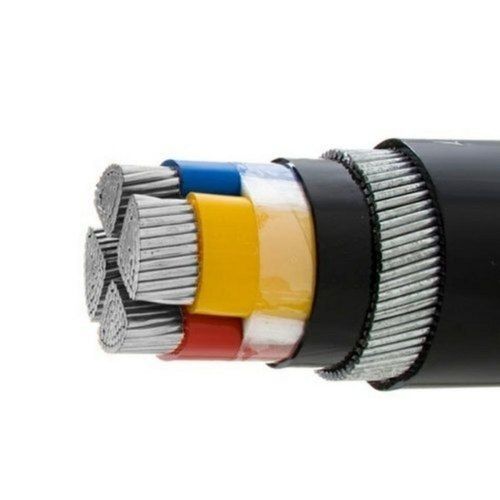 Black 70 Sq Mm Armoured 3 Core Electrical Copper Wires For Industrial, Supreme Quality, 100% Conductivity, Round Shape, Fine Texture, Highly Efficient, Maximum Utility, Safe To Use