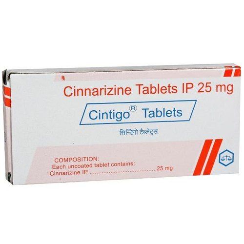 Cintigo Cinnarizine 25Mg Tablet Cool And Dry Place