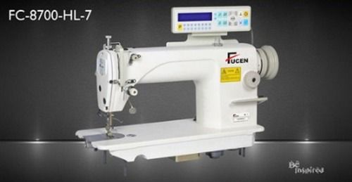 White Large Hook Heavy Duty Lockstitch Machine Or Single Needle Heavy Duty Sewing Machine