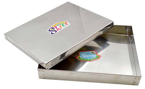 Metal Silver Stainless Steel Sweet Box