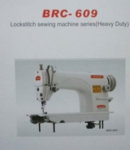 White Single Needle Large Hook Sewing Machine Brc-609