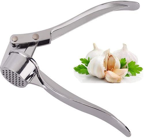 Steel Garlic Press With Handle Application: Kitchen